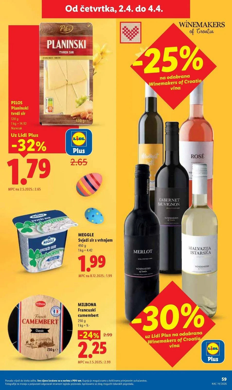 Katalog Lidl katalog do 04.04.2026 od 26. ožujka do 4. travnja 2026. - Pregled Stranica 59