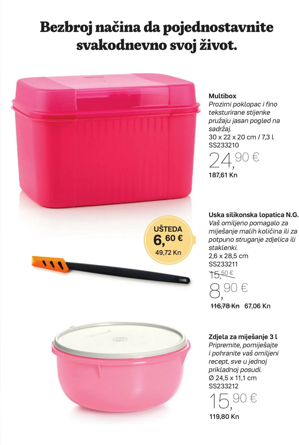 Katalog Tupperware od 7. kolovoza do 3. rujna 2023. - Pregled Stranica 9