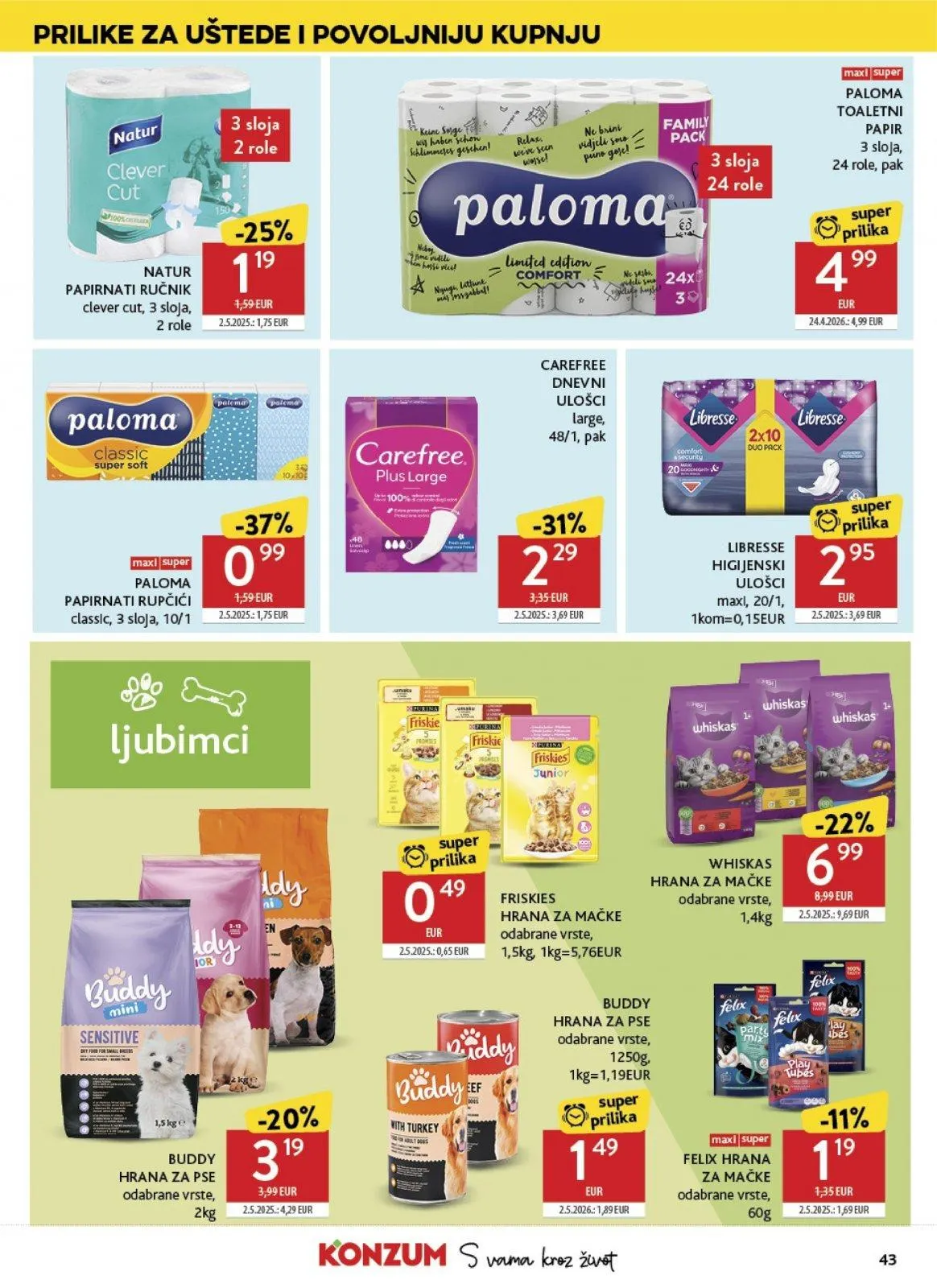 Katalog Konzum katalog do 19.05.2026 od 14. svibnja do 19. svibnja 2026. - Pregled Stranica 43