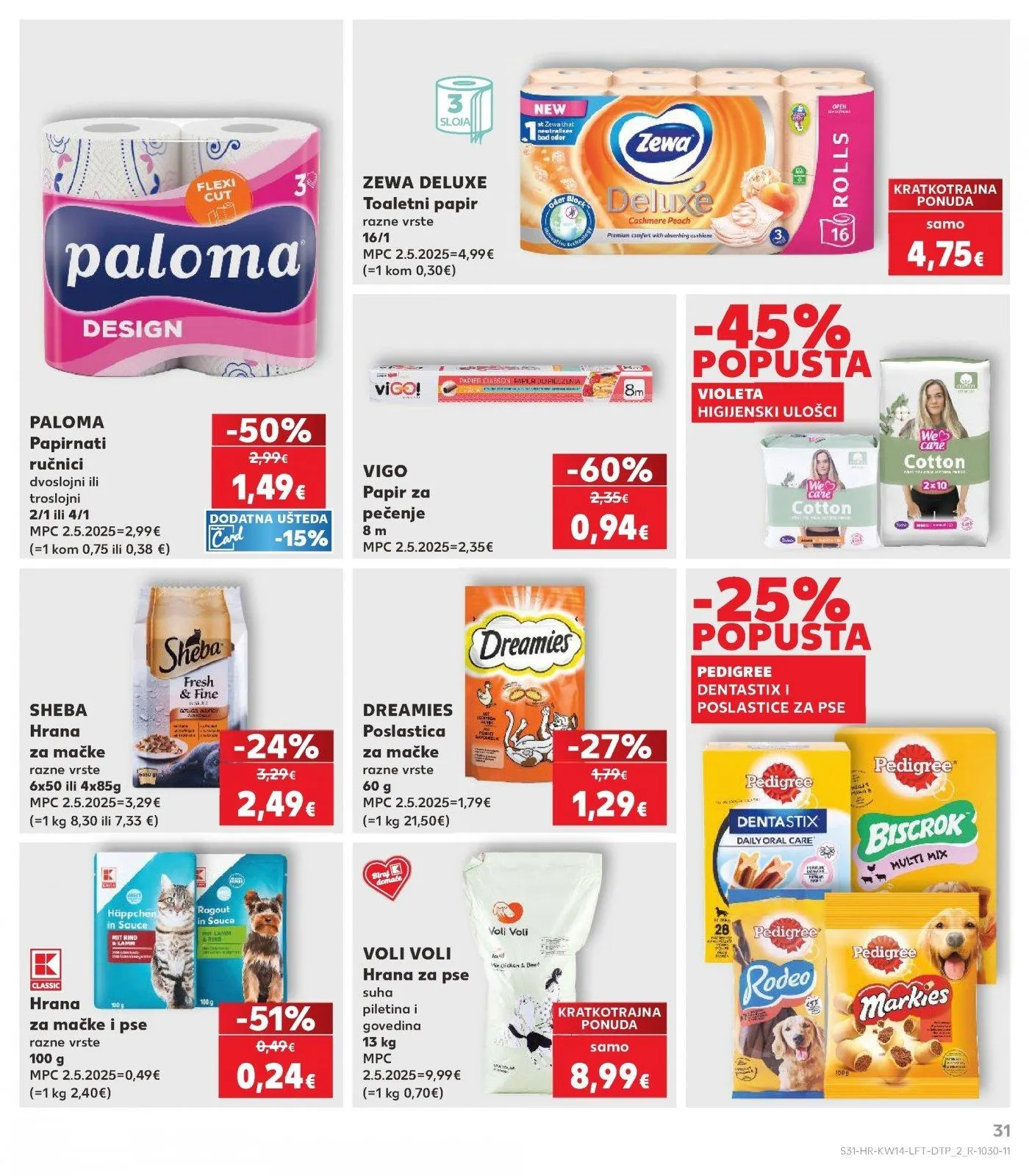 Katalog Kaufland katalog do 07.04.2026 od 1. travnja do 7. travnja 2026. - Pregled Stranica 31