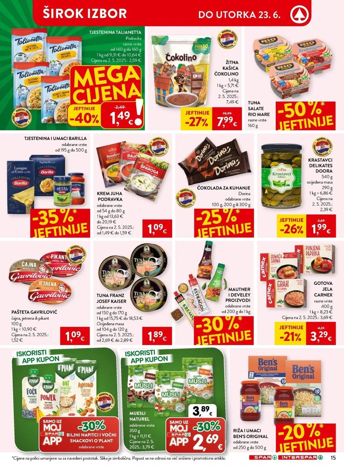 Katalog Interspar katalog do 23.06.2026 od 17. lipnja do 23. lipnja 2026. - Pregled Stranica 24