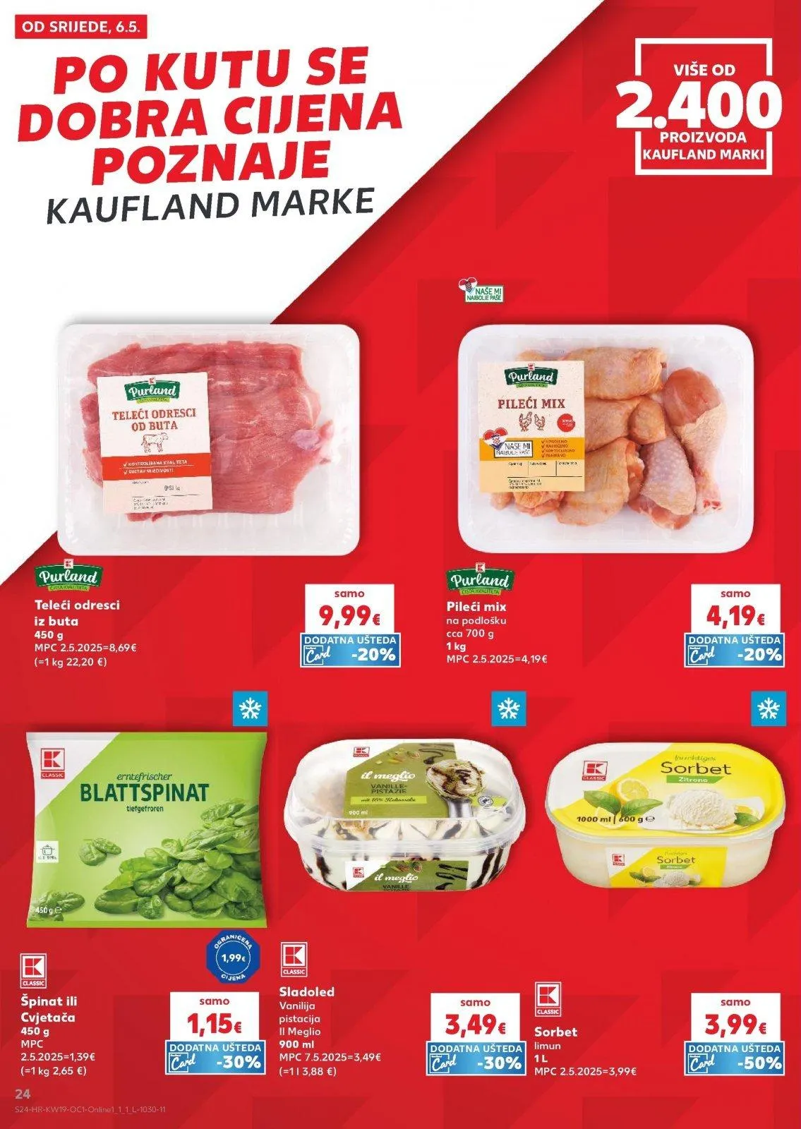 Katalog Kaufland katalog do 12.05.2026 od 8. svibnja do 12. svibnja 2026. - Pregled Stranica 24