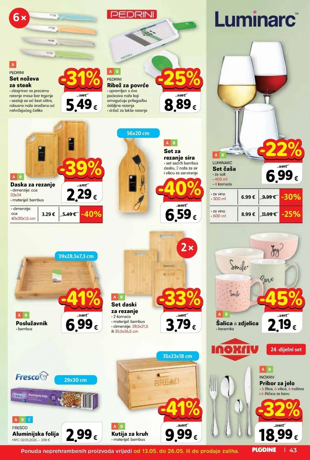 Katalog Plodine katalog do 19.05.2026 od 13. svibnja do 19. svibnja 2026. - Pregled Stranica 43