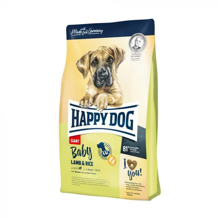 Happy Dog Supreme Baby Giant Janjetina i riža 15 kg