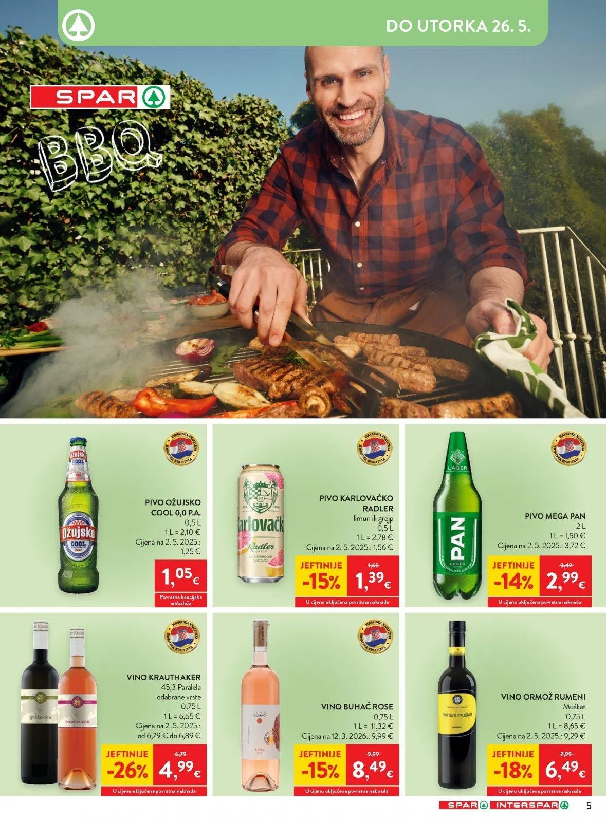 Katalog Interspar katalog do 26.05.2026 od 20. svibnja do 26. svibnja 2026. - Pregled Stranica 5