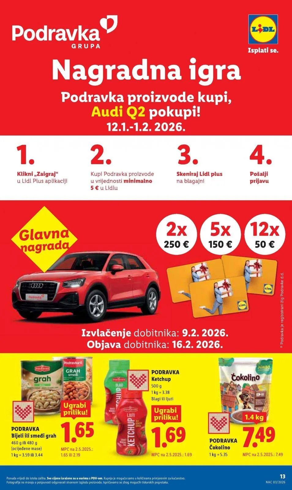 Katalog Lidl katalog do 18.01.2026 od 15. siječnja do 18. siječnja 2026. - Pregled Stranica 13