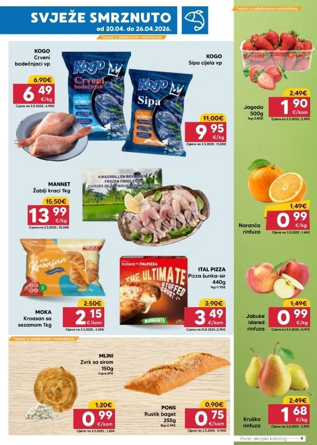 Katalog Pivac katalog do 26.04.2026 od 20. travnja do 26. travnja 2026. - Pregled Stranica 9