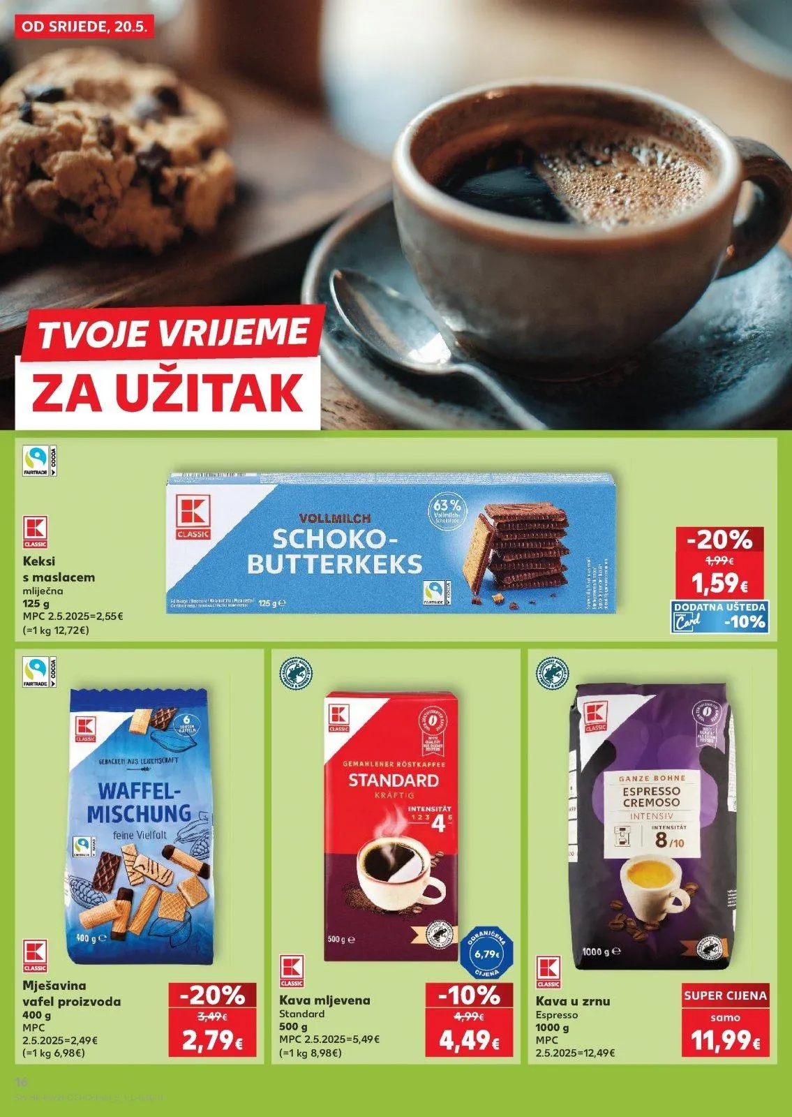 Katalog Kaufland katalog do 26.05.2026 od 20. svibnja do 26. svibnja 2026. - Pregled Stranica 16