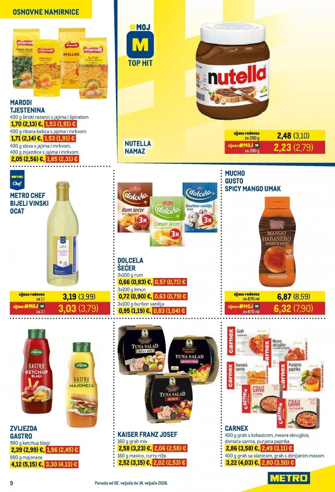 Katalog Metro katalog do 15.02.2026 od 7. veljače do 15. veljače 2026. - Pregled Stranica 9