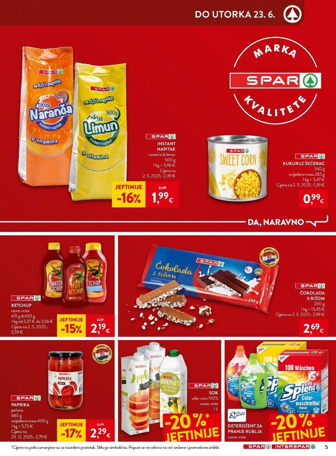 Katalog Interspar katalog do 23.06.2026 od 17. lipnja do 23. lipnja 2026. - Pregled Stranica 7