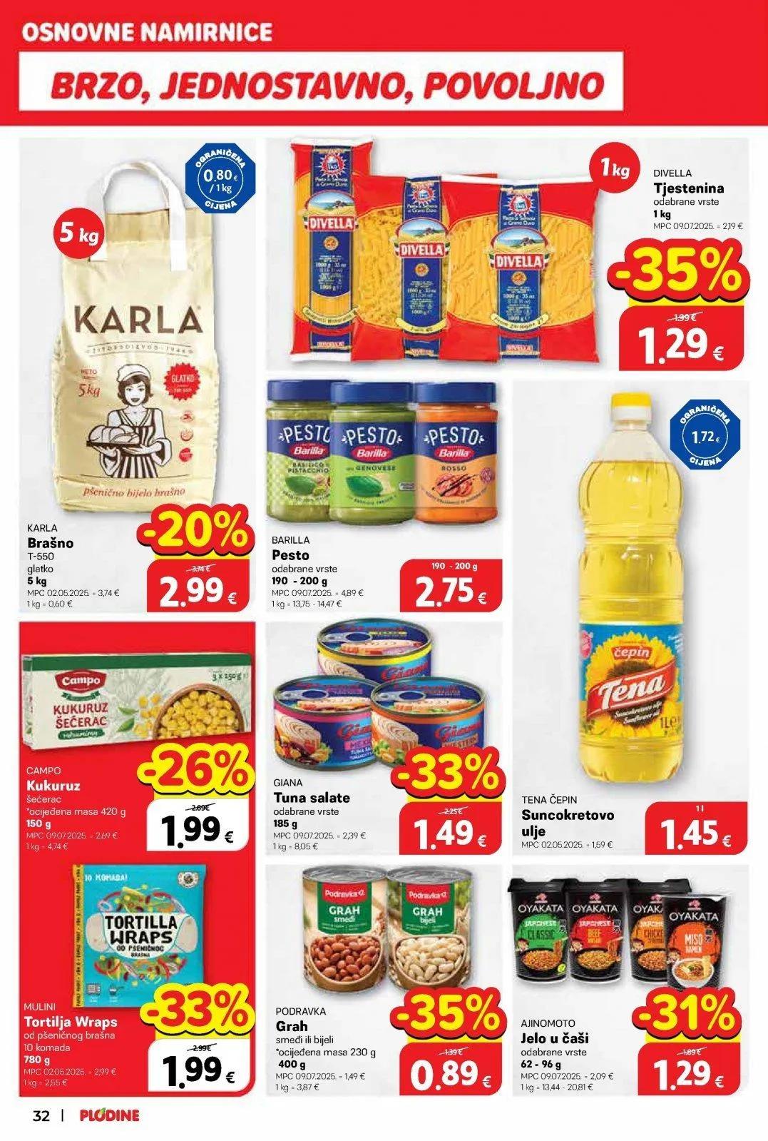 Katalog Plodine katalog do 14.04.2026 od 8. travnja do 14. travnja 2026. - Pregled Stranica 32