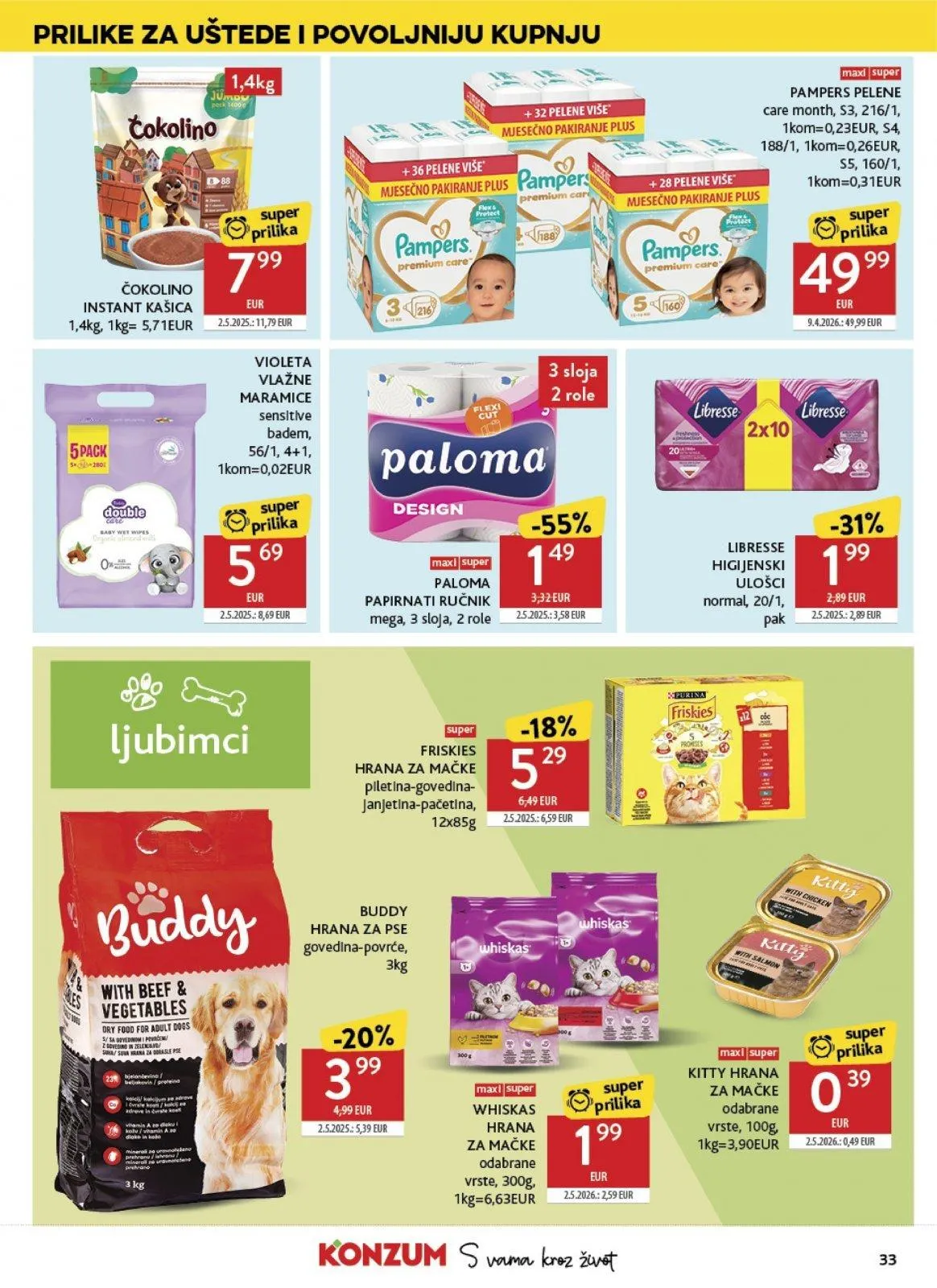 Katalog Konzum katalog do 05.05.2026 od 29. travnja do 5. svibnja 2026. - Pregled Stranica 33