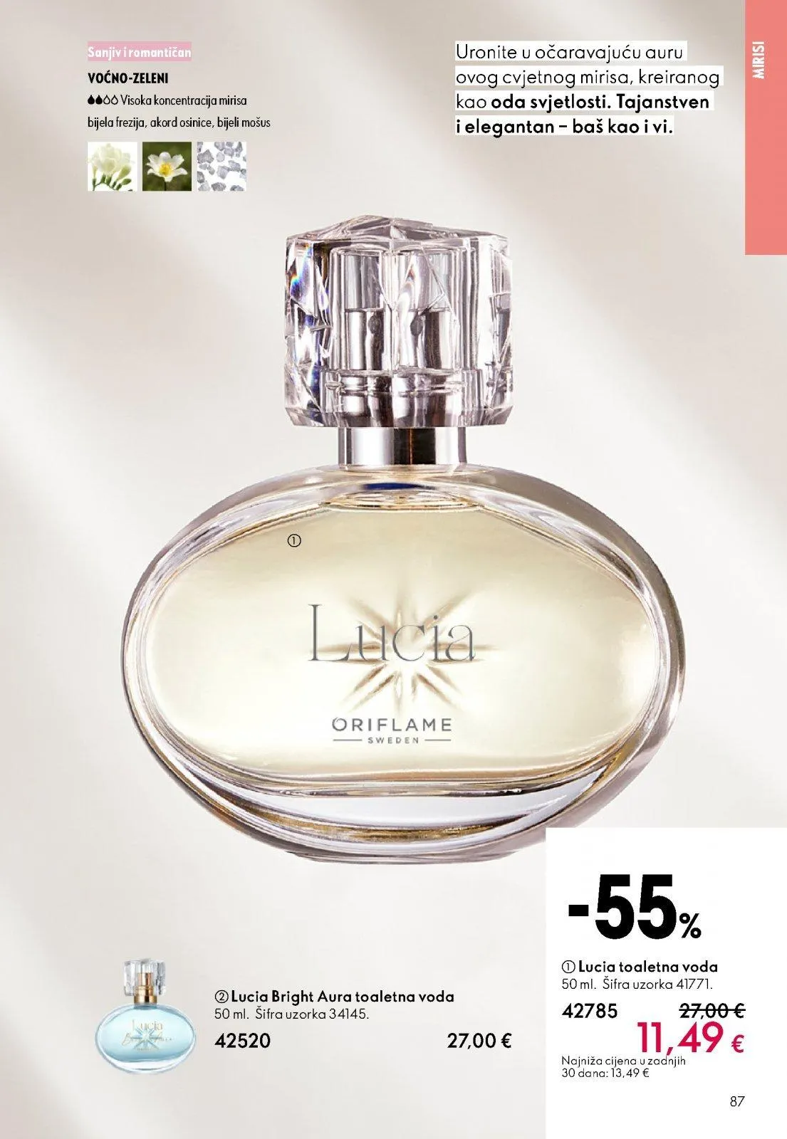 Katalog Oriflame katalog do 10.03.2026 od 21. veljače do 10. ožujka 2026. - Pregled Stranica 87