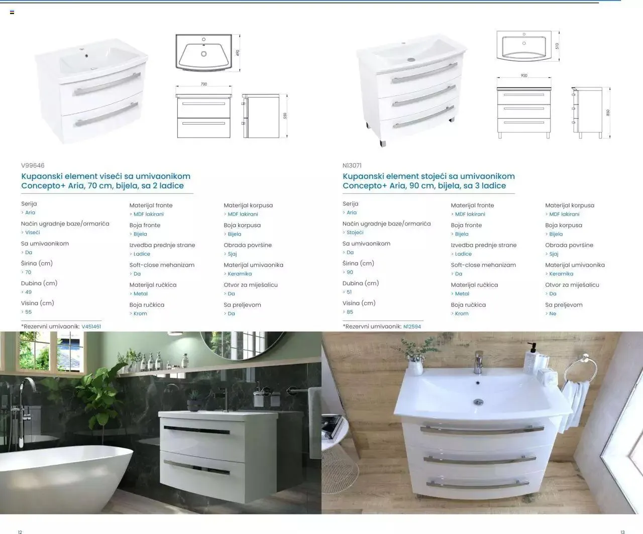 Katalog Kupaonski namještaj i ogledala 2023 Fero-term od 13. ožujka do 31. prosinca 2023. - Pregled Stranica 7