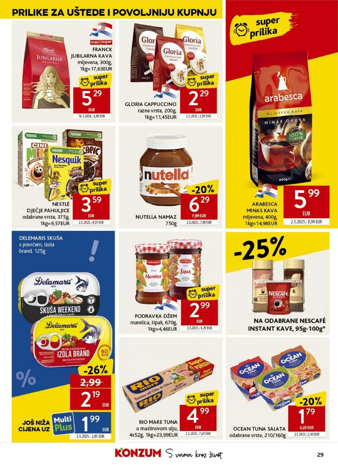 Katalog Konzum katalog do 23.06.2026 od 17. lipnja do 23. lipnja 2026. - Pregled Stranica 29