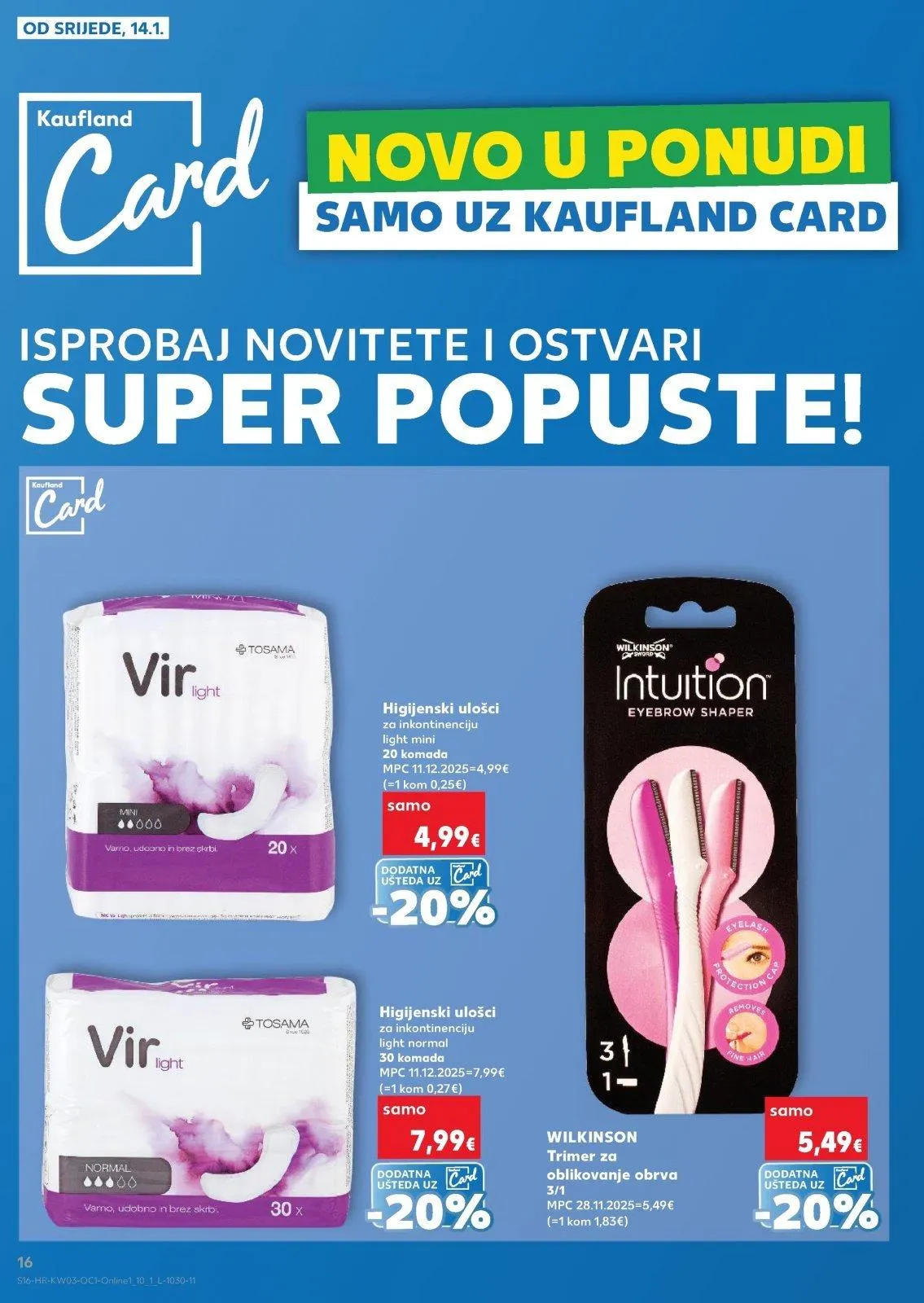 Katalog Kaufland katalog do 20.01.2026 od 14. siječnja do 20. siječnja 2026. - Pregled Stranica 16