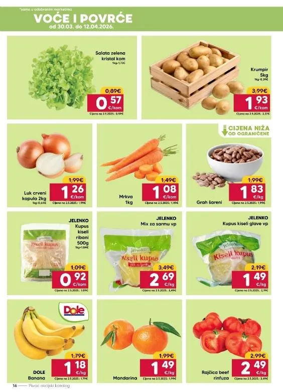 Katalog Pivac katalog do 12.04.2026 od 31. ožujka do 12. travnja 2026. - Pregled Stranica 16