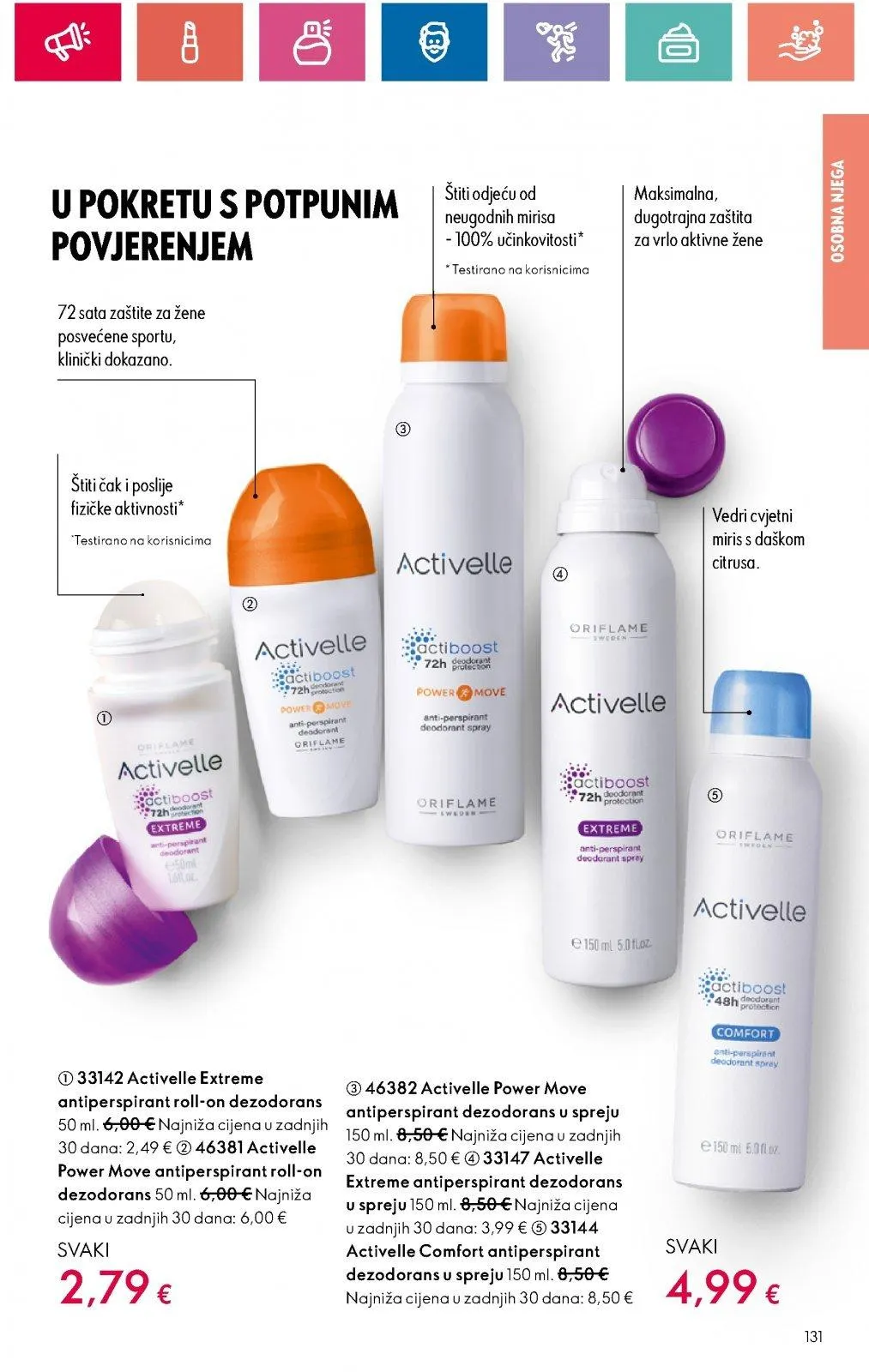 Katalog Oriflame katalog do 11.09.2024 od 29. kolovoza do 11. rujna 2024. - Pregled Stranica 131