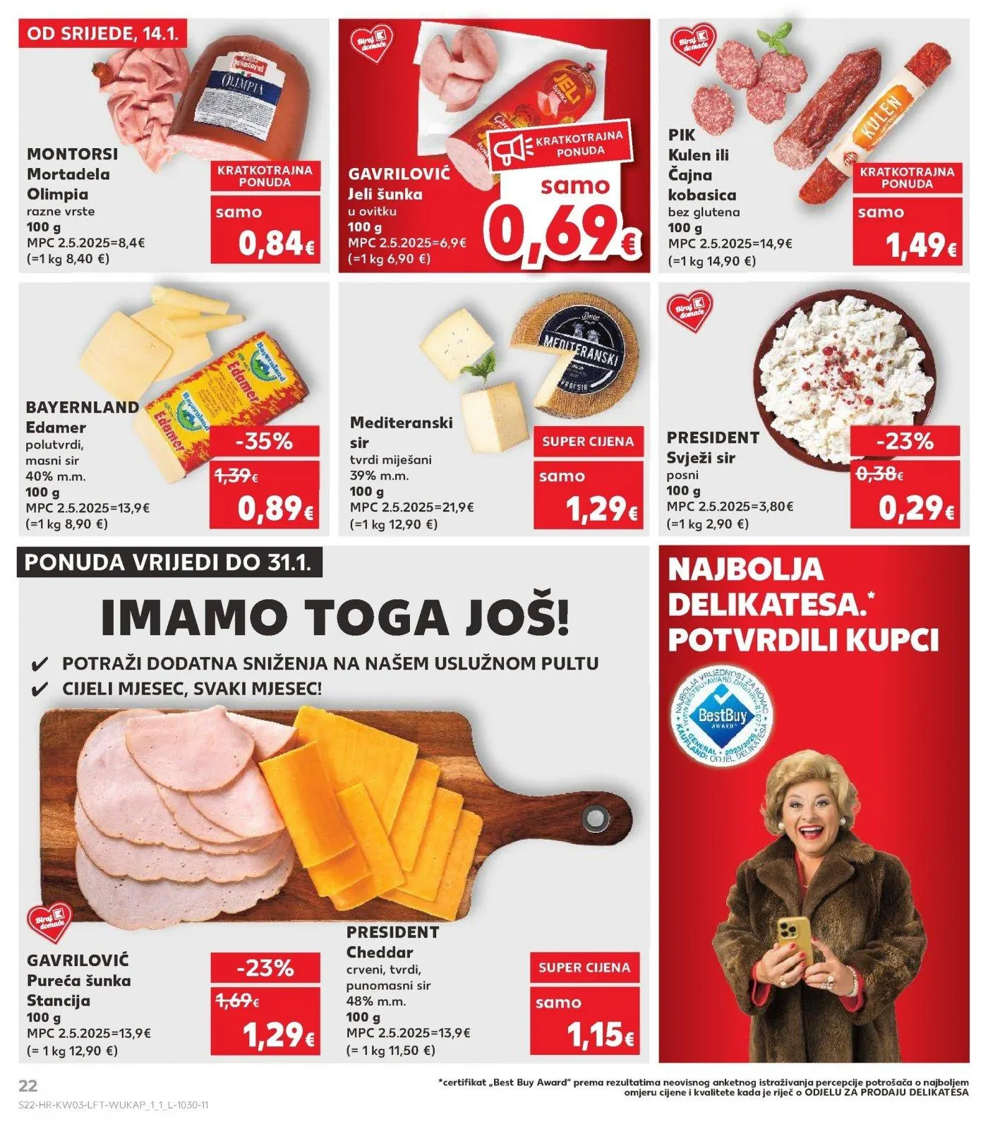Katalog Kaufland katalog do 20.01.2026 od 14. siječnja do 20. siječnja 2026. - Pregled Stranica 22