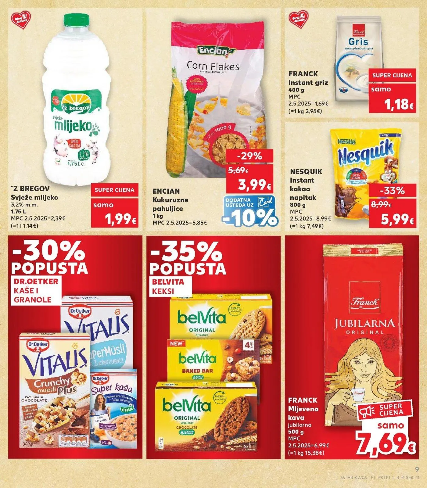 Katalog Kaufland katalog do 10.02.2026 od 4. veljače do 10. veljače 2026. - Pregled Stranica 9