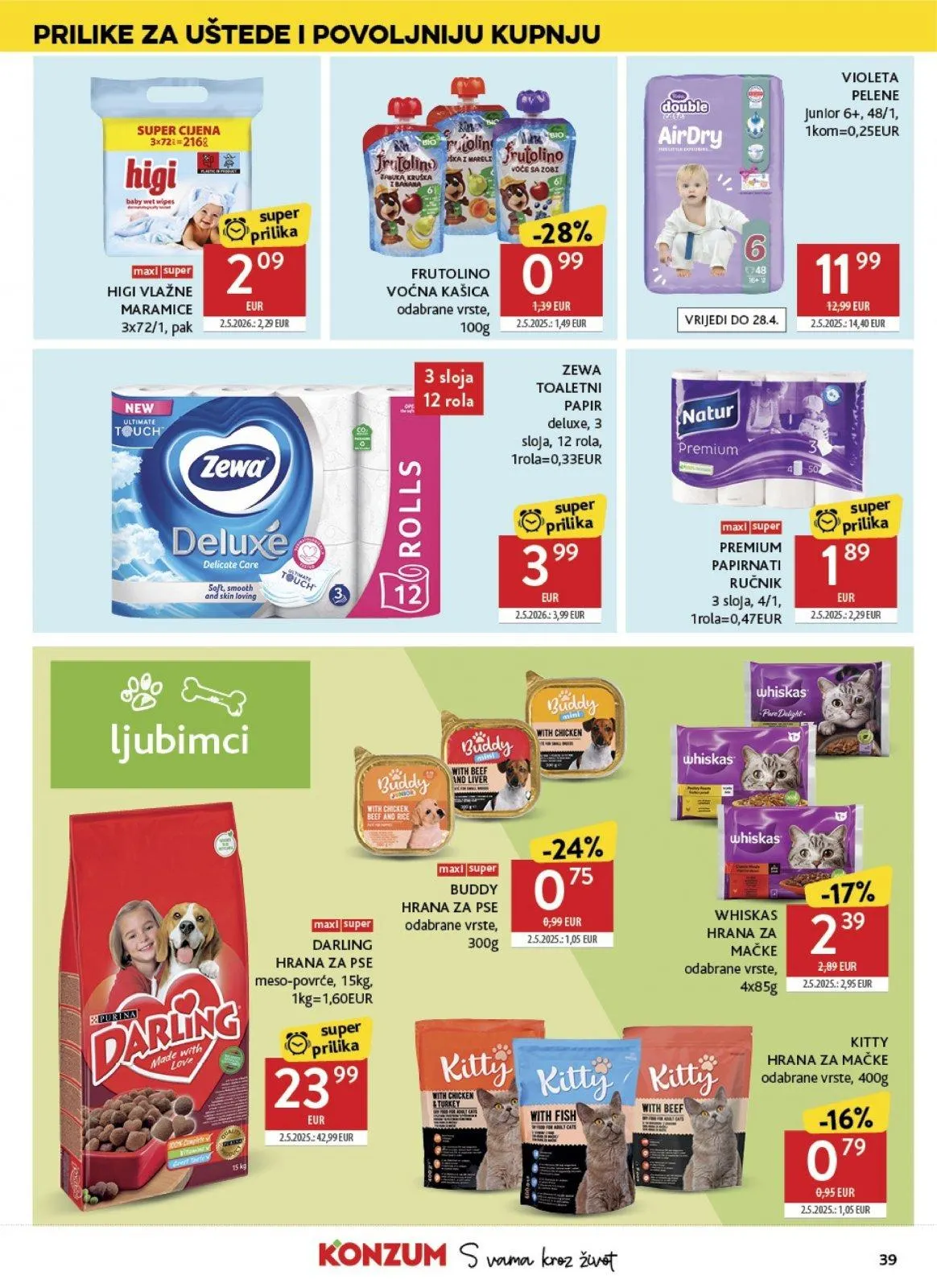 Katalog Konzum katalog do 21.04.2026 od 16. travnja do 21. travnja 2026. - Pregled Stranica 39
