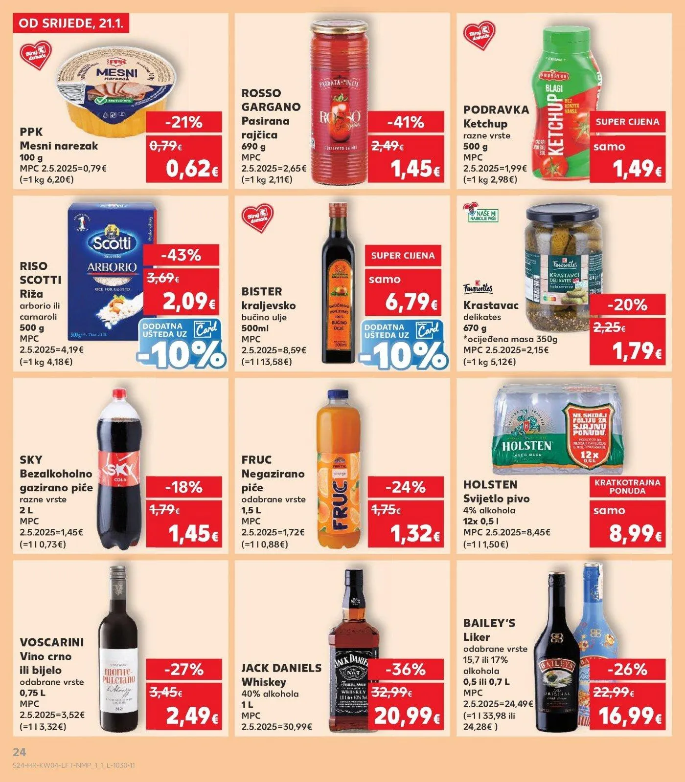 Katalog Kaufland katalog do 27.01.2026 od 21. siječnja do 27. siječnja 2026. - Pregled Stranica 24