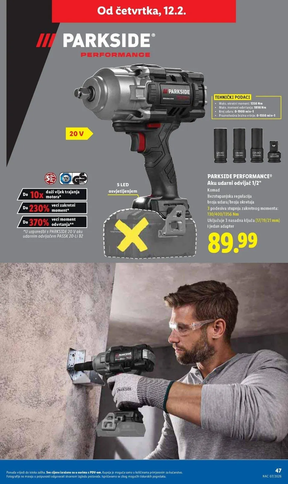 Katalog Lidl katalog do 14.02.2026 od 5. veljače do 14. veljače 2026. - Pregled Stranica 47