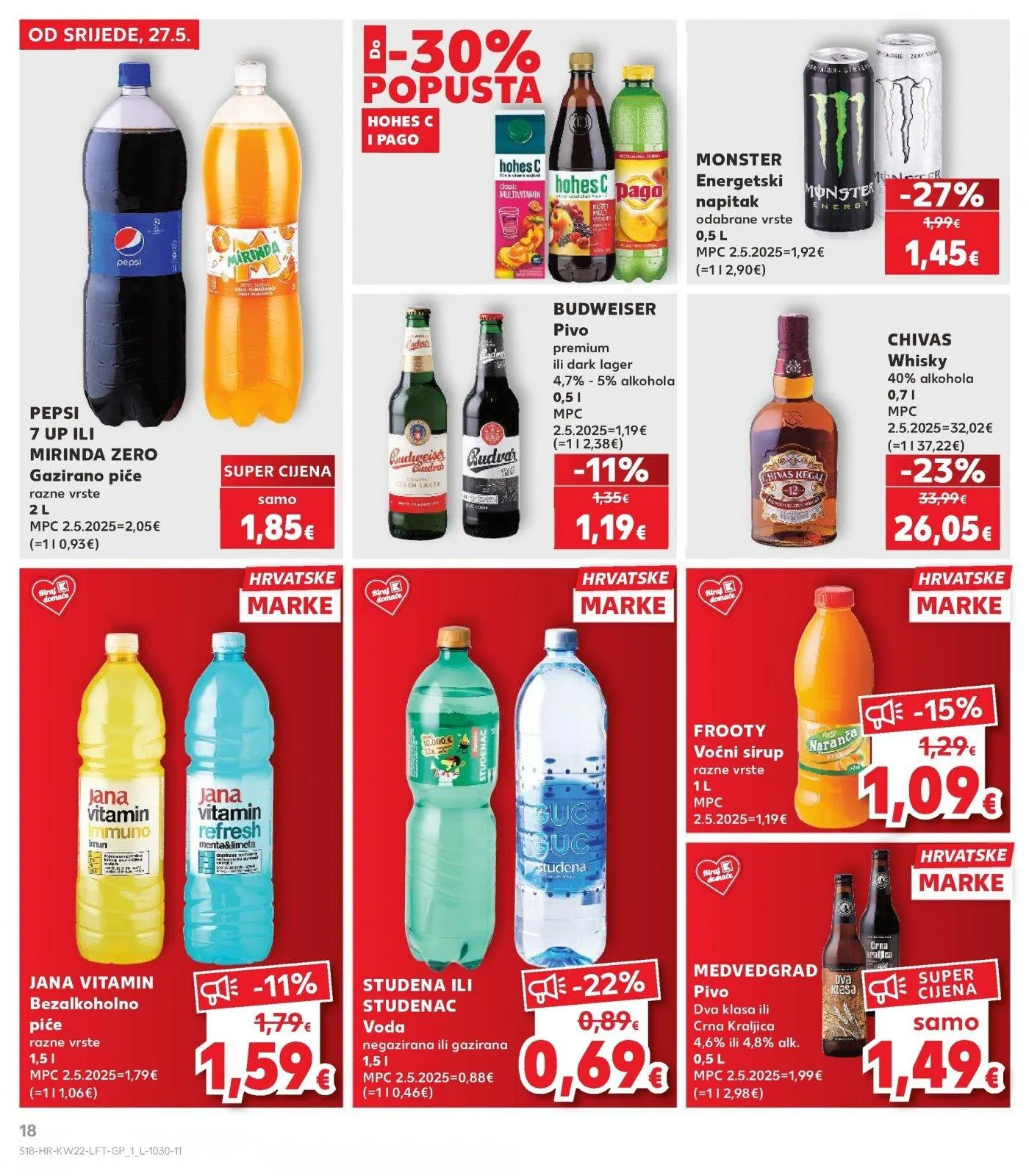 Katalog Kaufland katalog do 02.06.2026 od 27. svibnja do 2. lipnja 2026. - Pregled Stranica 18