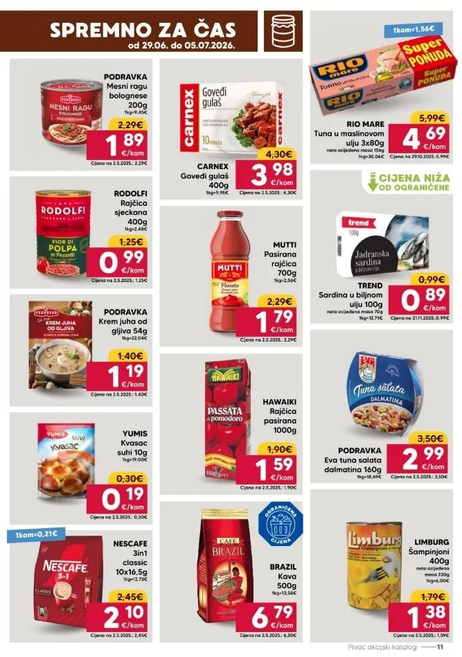 Katalog Pivac katalog do 05.07.2026 od 29. lipnja do 5. srpnja 2026. - Pregled Stranica 11