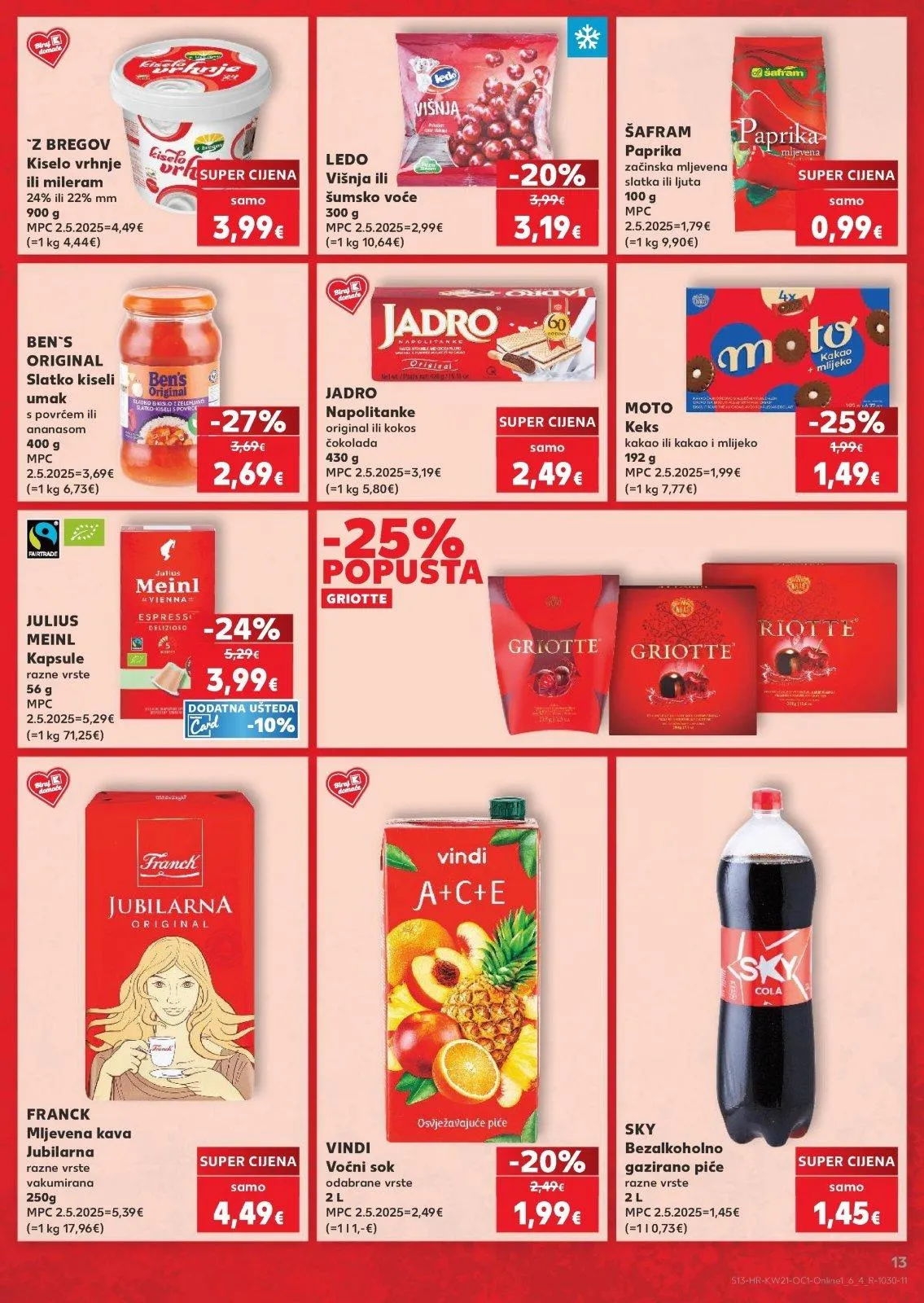 Katalog Kaufland katalog do 26.05.2026 od 20. svibnja do 26. svibnja 2026. - Pregled Stranica 13