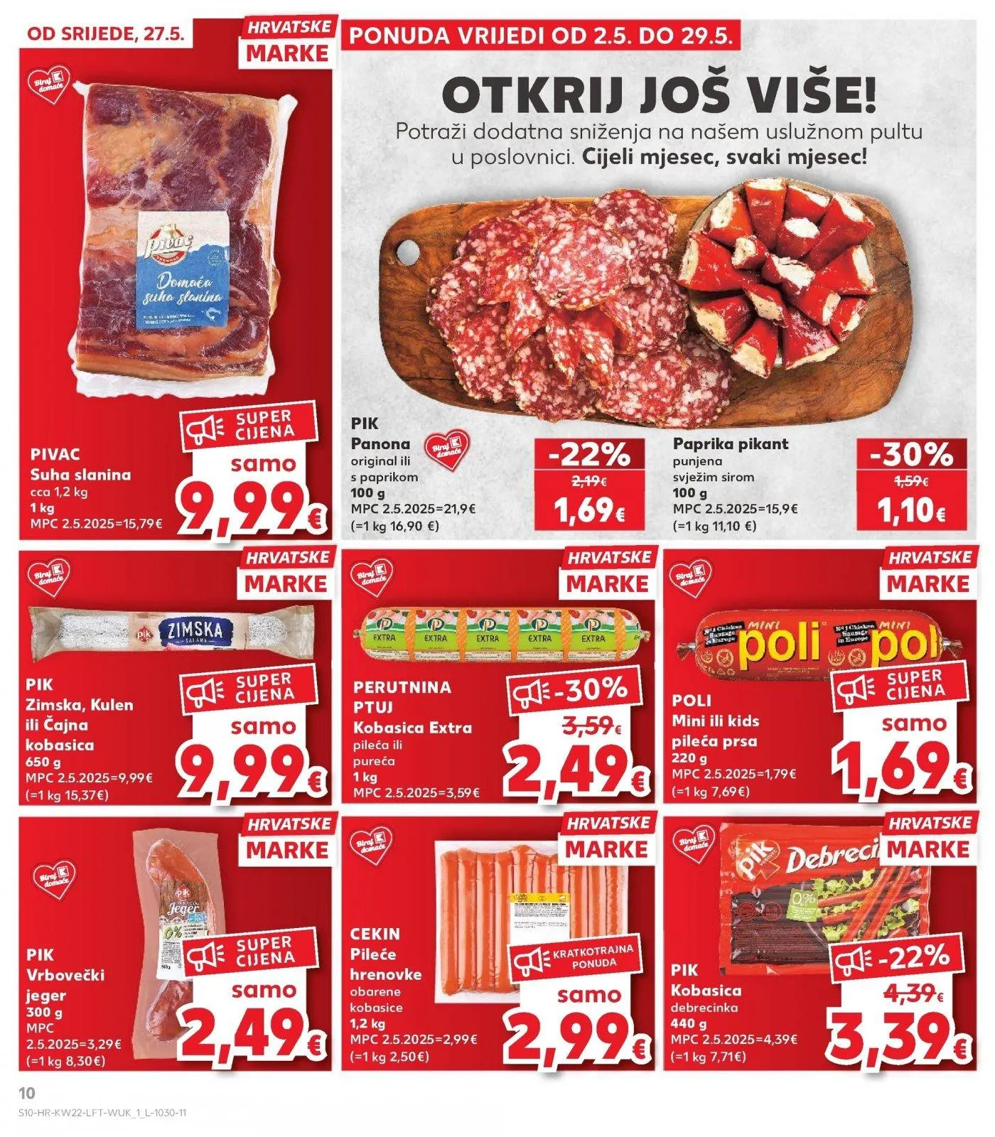 Katalog Kaufland katalog do 02.06.2026 od 27. svibnja do 2. lipnja 2026. - Pregled Stranica 10