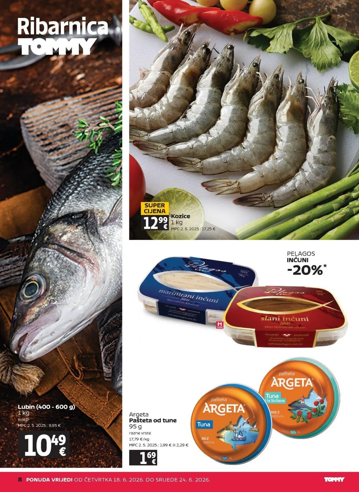 Katalog Tommy katalog do 24.06.2026 od 18. lipnja do 24. lipnja 2026. - Pregled Stranica 8