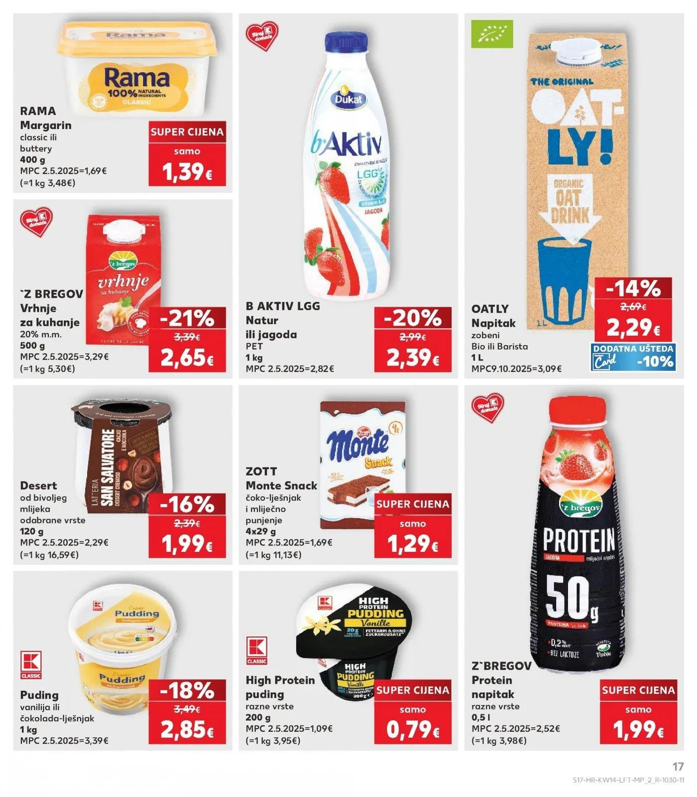 Katalog Kaufland katalog do 07.04.2026 od 1. travnja do 7. travnja 2026. - Pregled Stranica 17