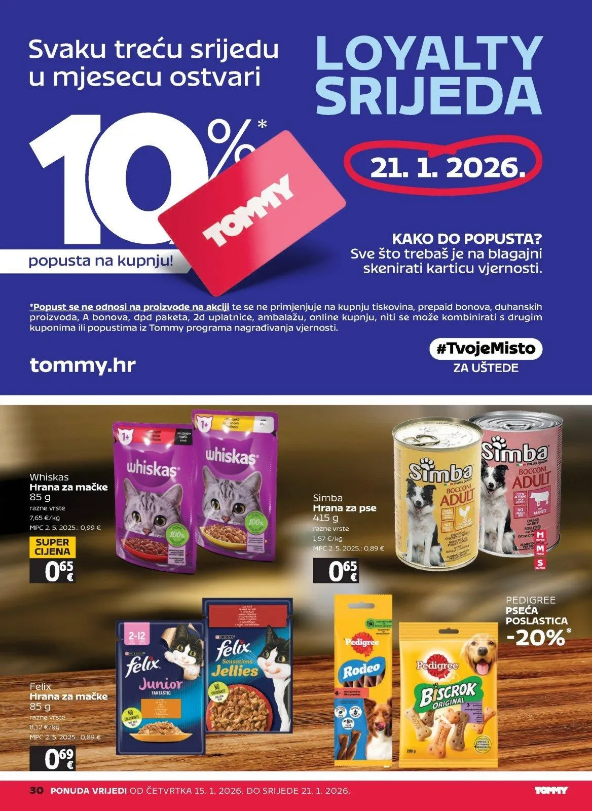 Katalog Tommy katalog do 21.01.2026 od 15. siječnja do 21. siječnja 2026. - Pregled Stranica 30