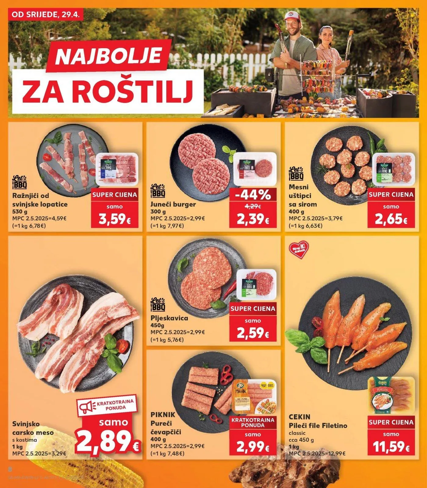 Katalog Kaufland katalog do 05.05.2026 od 29. travnja do 5. svibnja 2026. - Pregled Stranica 8