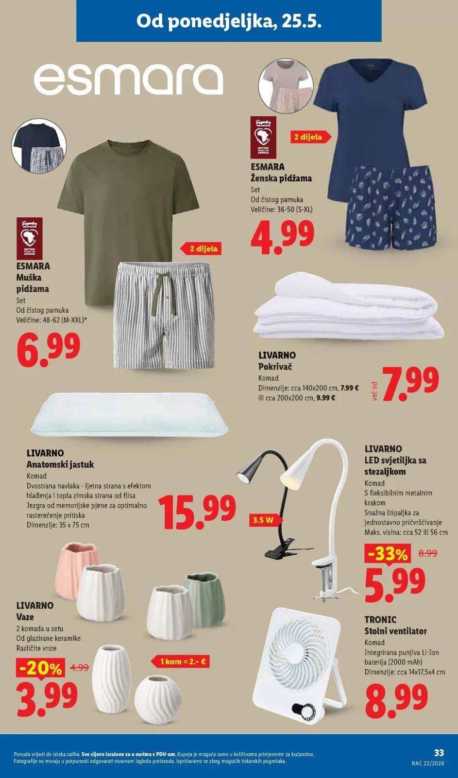Katalog Lidl katalog do 31.05.2026 od 21. svibnja do 31. svibnja 2026. - Pregled Stranica 33
