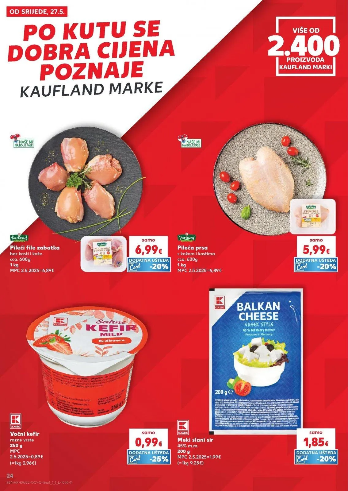 Katalog Kaufland katalog do 02.06.2026 od 27. svibnja do 2. lipnja 2026. - Pregled Stranica 24