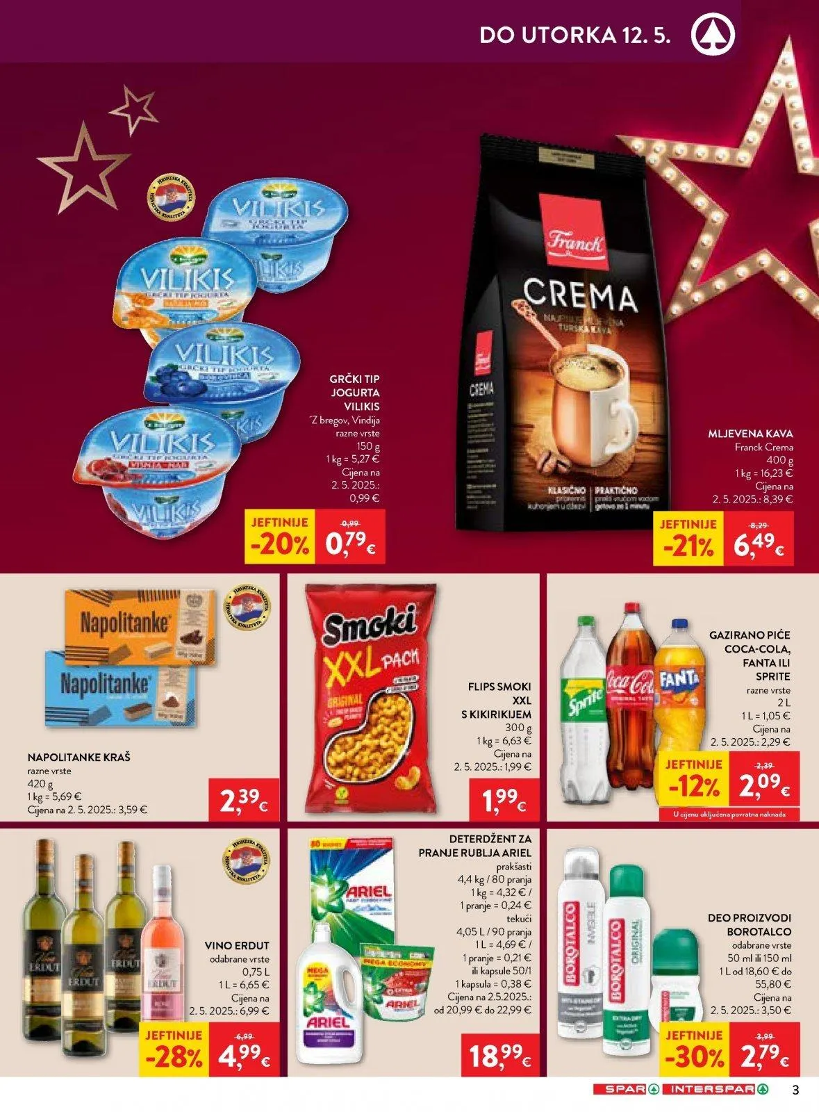 Katalog Interspar katalog do 12.05.2026 od 7. svibnja do 12. svibnja 2026. - Pregled Stranica 3