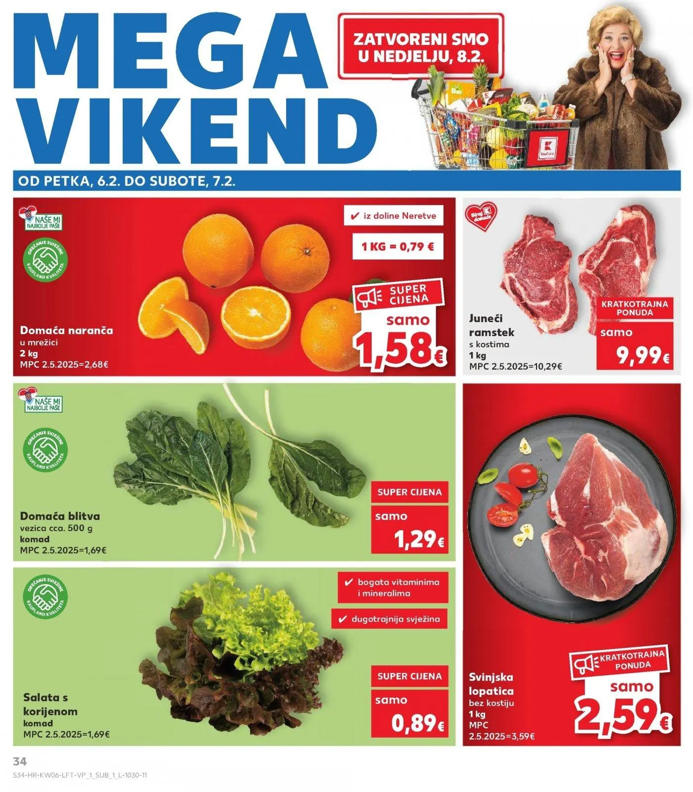 Katalog Kaufland katalog do 10.02.2026 od 4. veljače do 10. veljače 2026. - Pregled Stranica 34