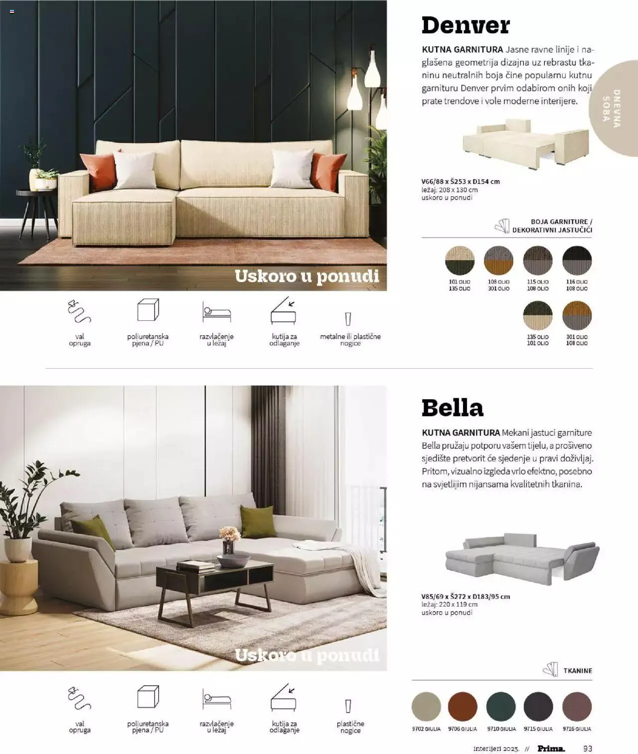 Katalog Katalog interijeri 2023 Prima od 20. veljače do 31. prosinca 2023. - Pregled Stranica 95