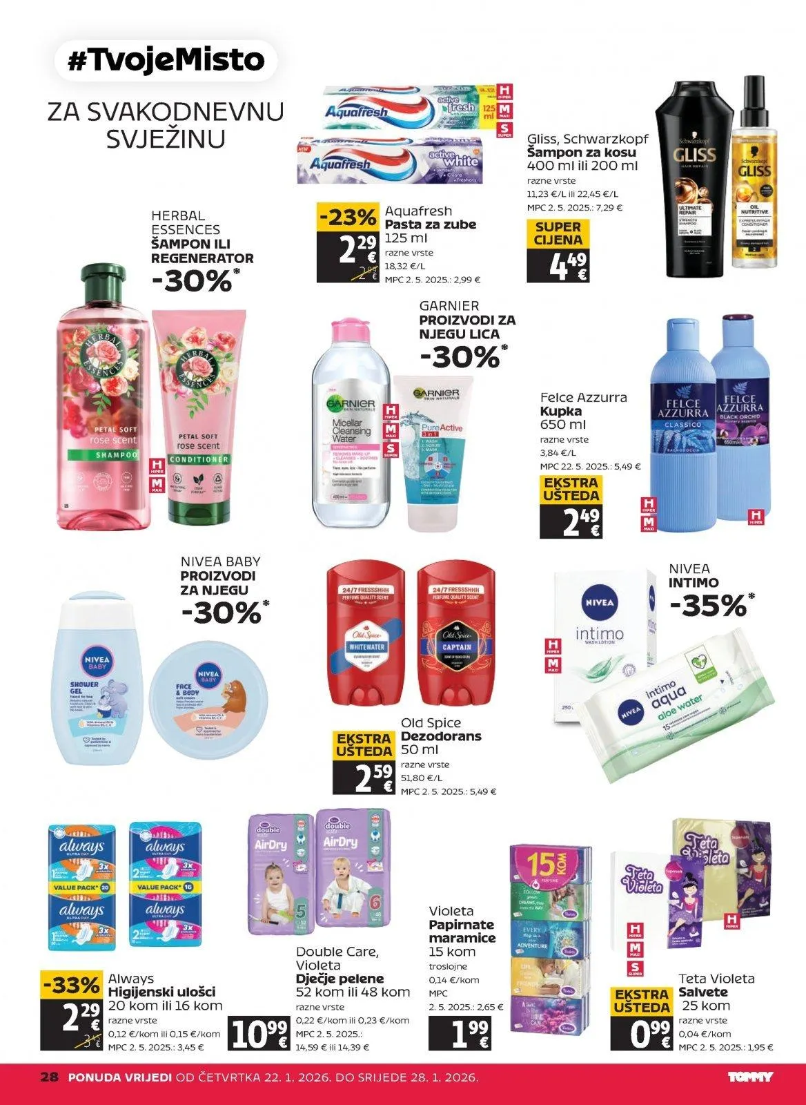 Katalog Tommy katalog do 28.01.2026 od 22. siječnja do 28. siječnja 2026. - Pregled Stranica 28