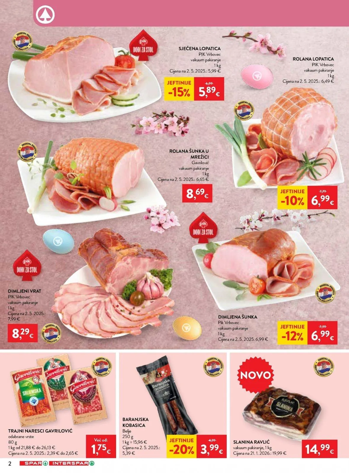 Katalog Spar katalog do 24.03.2026 od 19. ožujka do 24. ožujka 2026. - Pregled Stranica 2