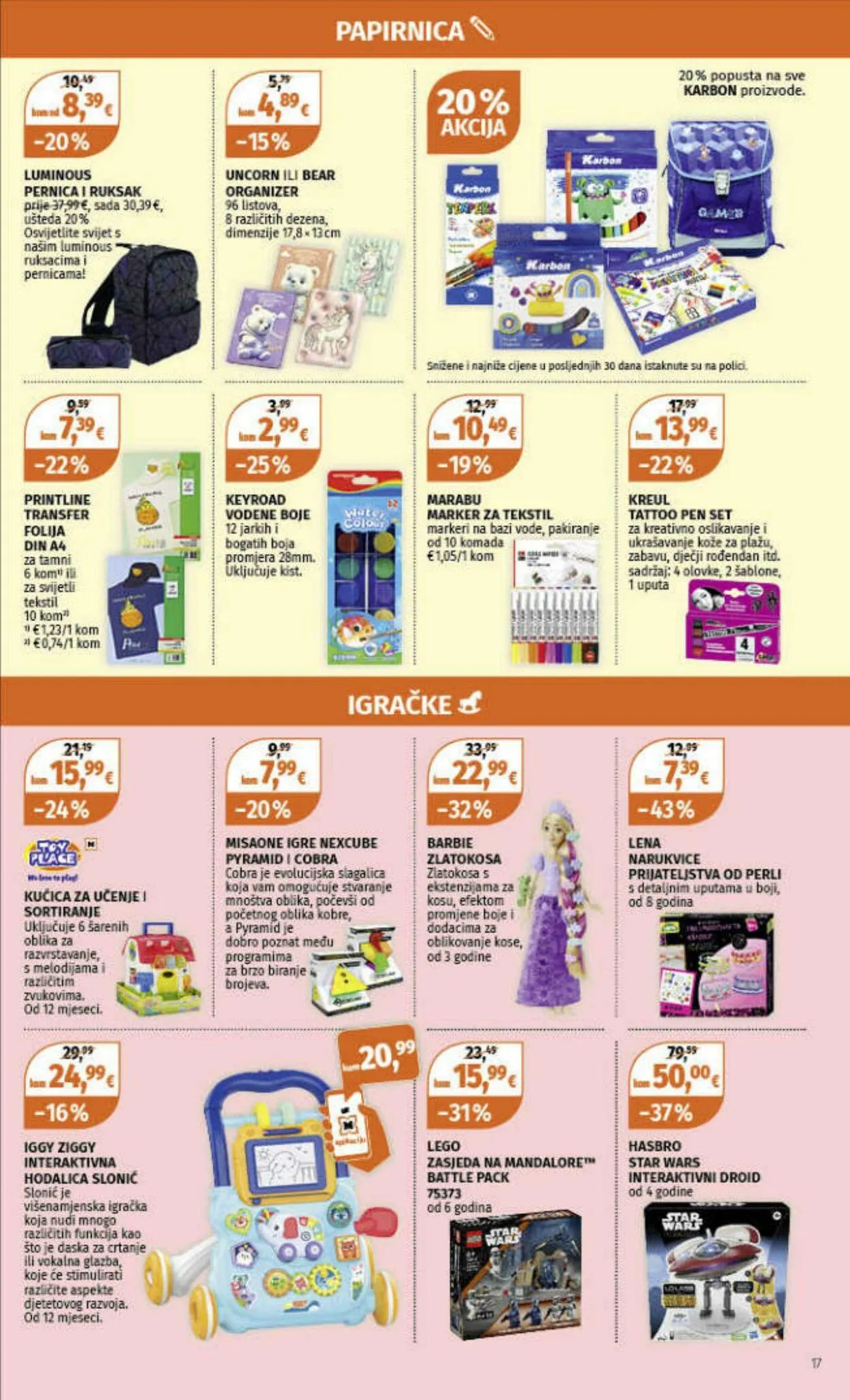 Katalog Müller od 12. kolovoza do 18. kolovoza 2024. - Pregled Stranica 17