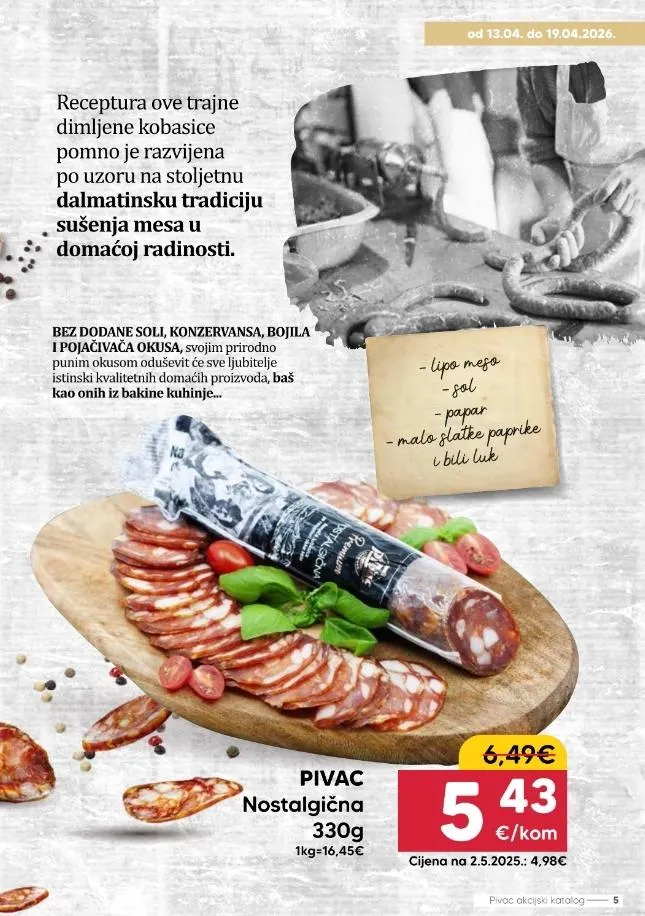 Katalog Pivac katalog do 19.04.2026 od 14. travnja do 19. travnja 2026. - Pregled Stranica 5