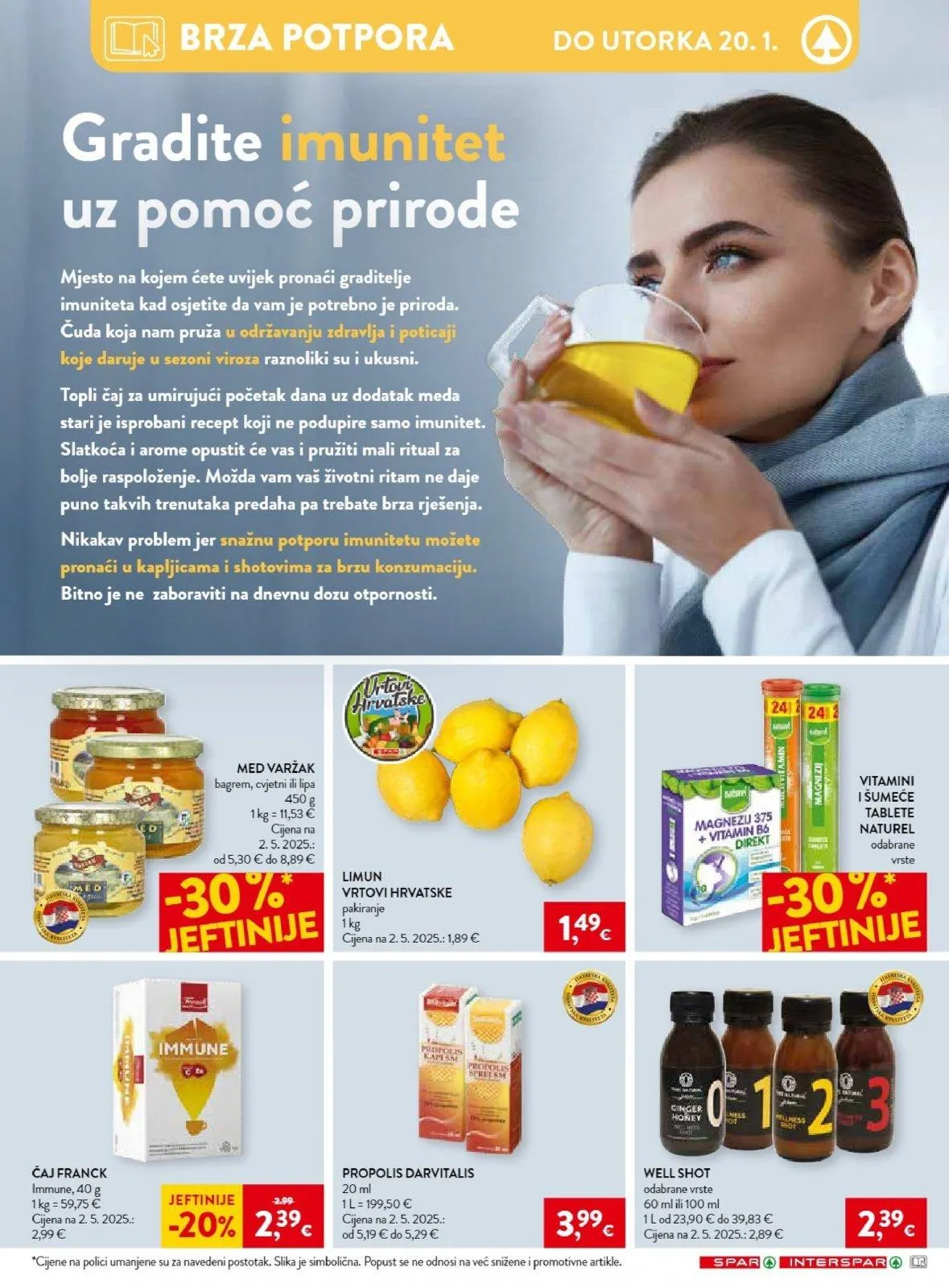 Katalog Spar katalog do 20.01.2026 od 15. siječnja do 20. siječnja 2026. - Pregled Stranica 22