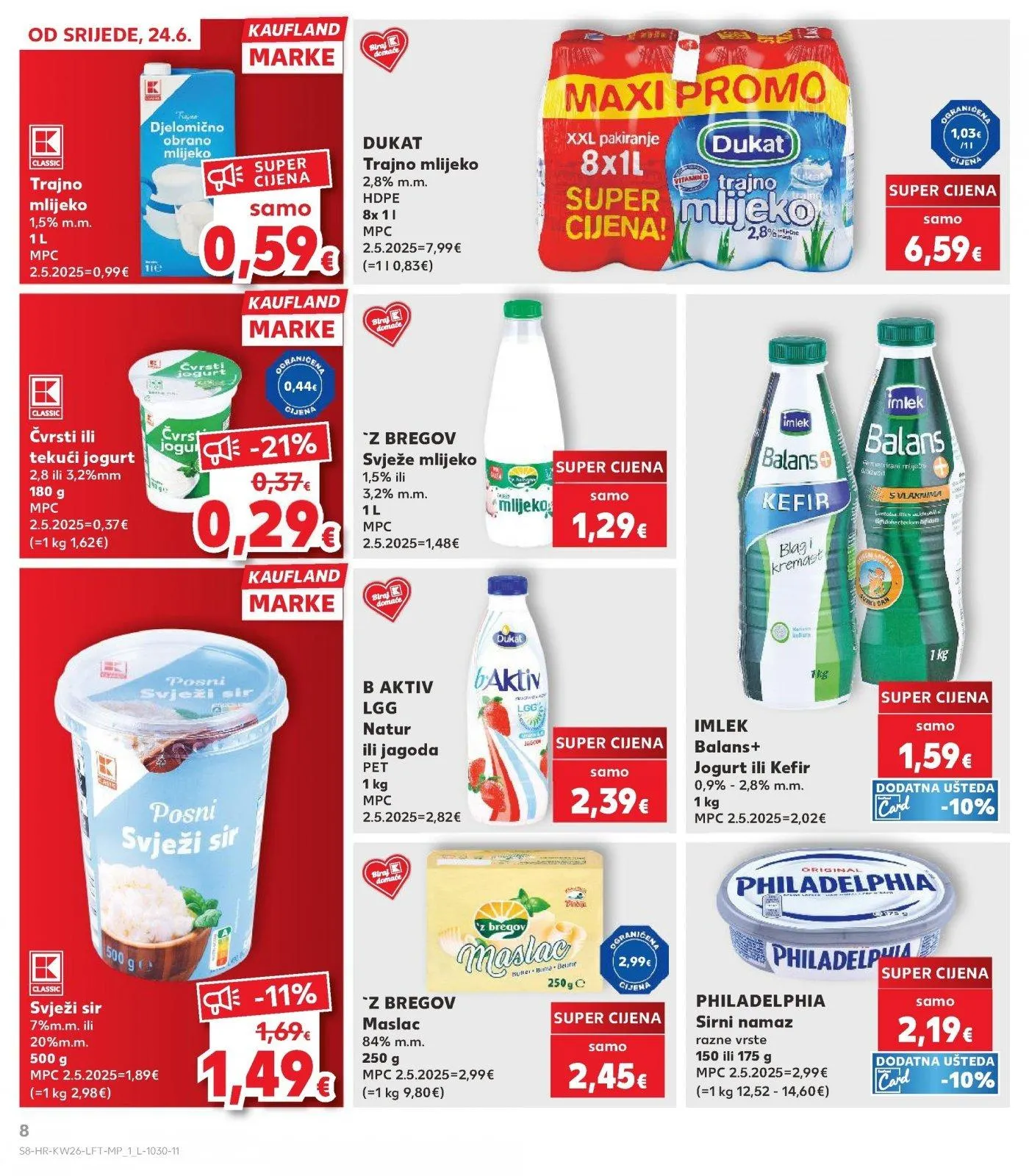 Katalog Kaufland katalog do 30.06.2026 od 25. lipnja do 30. lipnja 2026. - Pregled Stranica 8