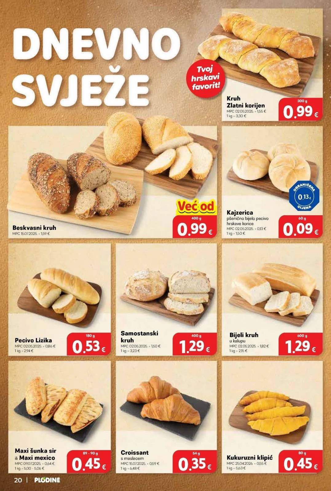 Katalog Plodine katalog do 19.05.2026 od 13. svibnja do 19. svibnja 2026. - Pregled Stranica 20