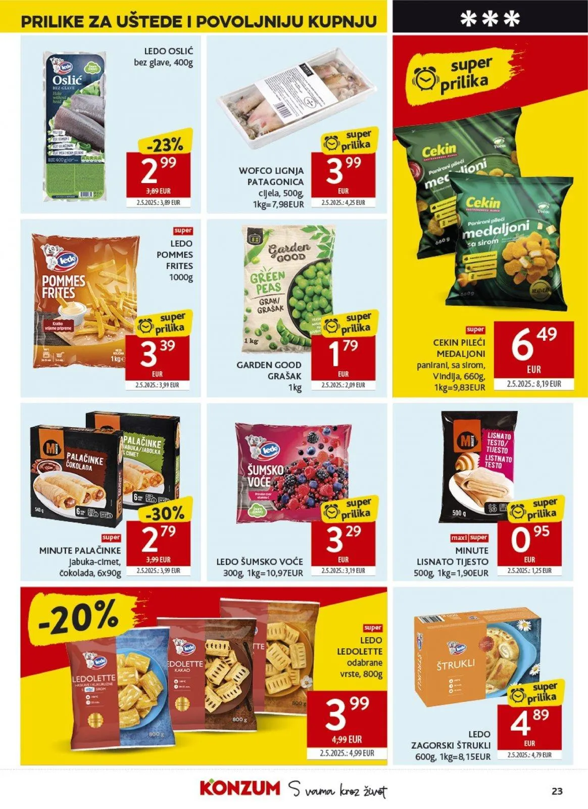 Katalog Konzum katalog do 21.04.2026 od 16. travnja do 21. travnja 2026. - Pregled Stranica 23