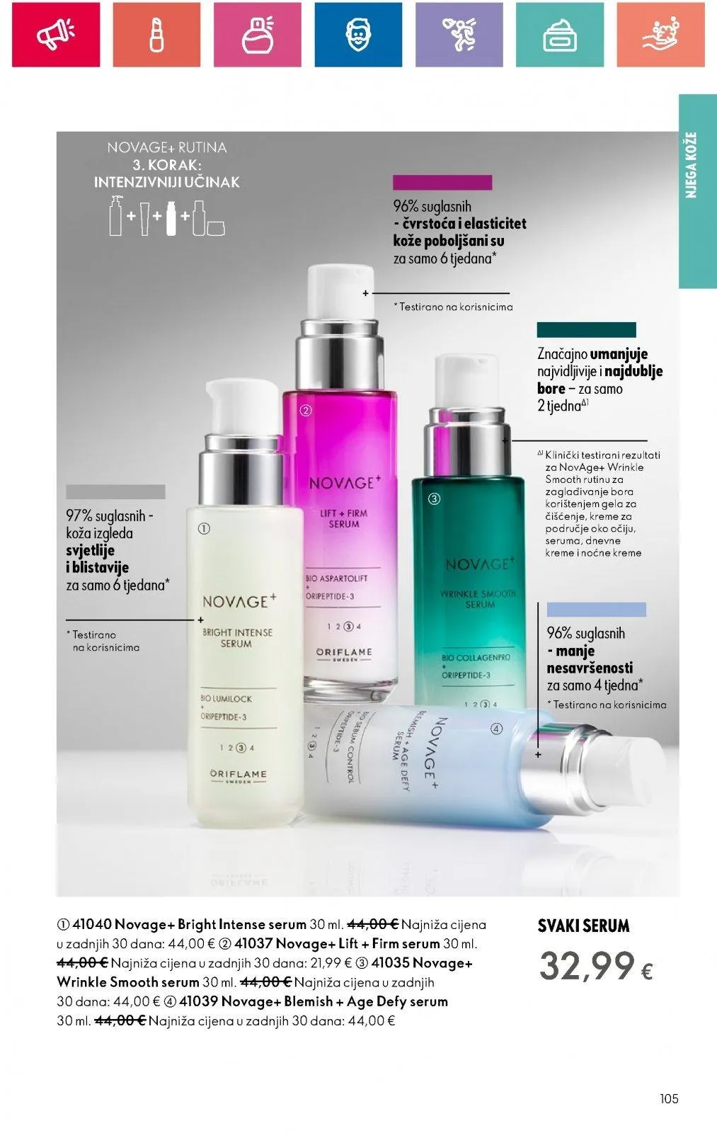Katalog Oriflame katalog do 11.09.2024 od 29. kolovoza do 11. rujna 2024. - Pregled Stranica 105