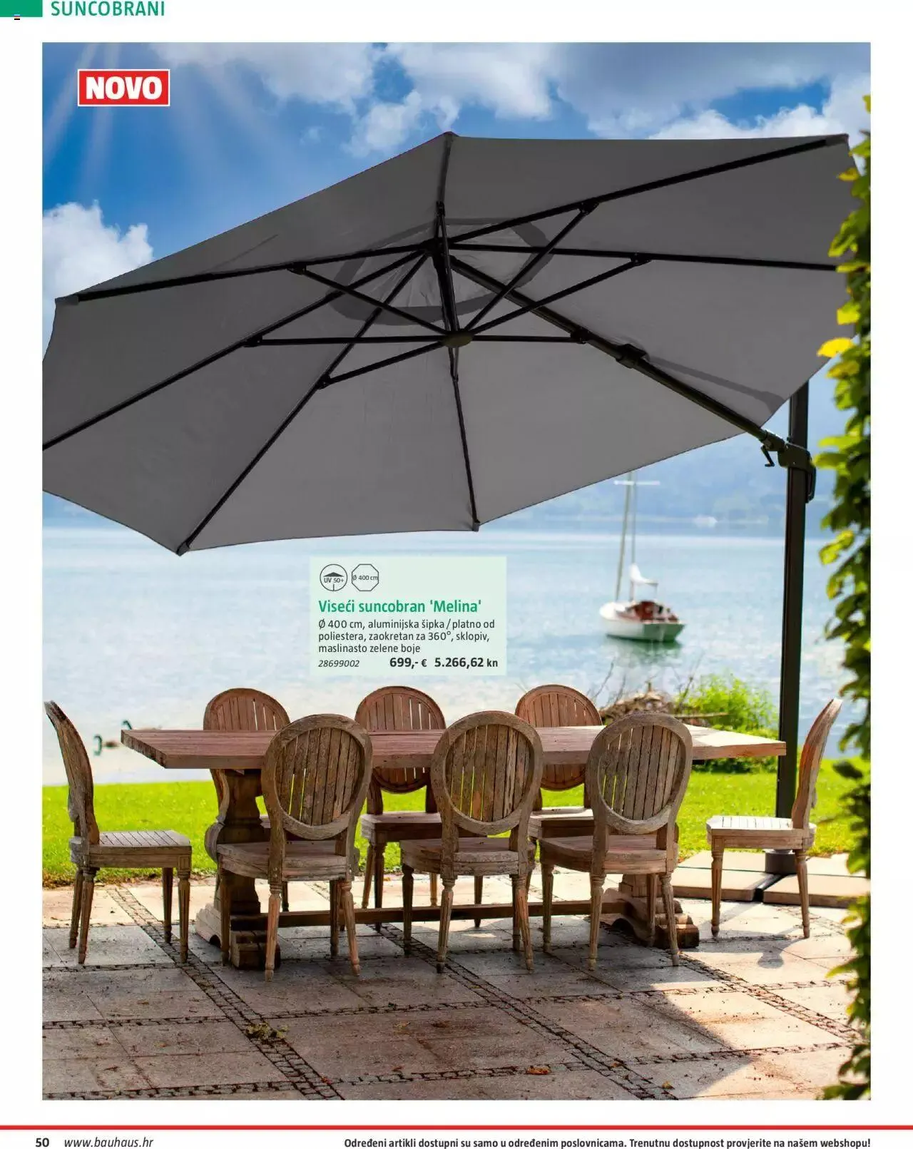 Katalog Vrtni namještaj Bauhaus od 24. ožujka do 31. srpnja 2023. - Pregled Stranica 50